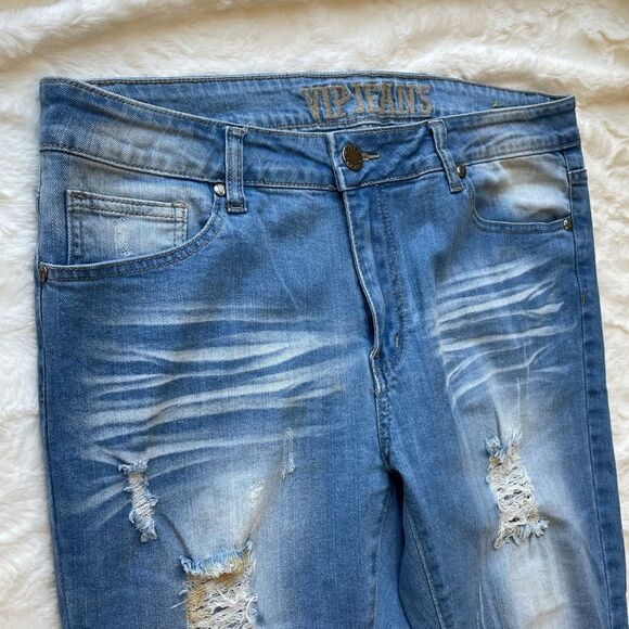 V.I.P Jeans Skinny Crop Denim Jeans - Women’s 15/16 - Picture 8 of 8